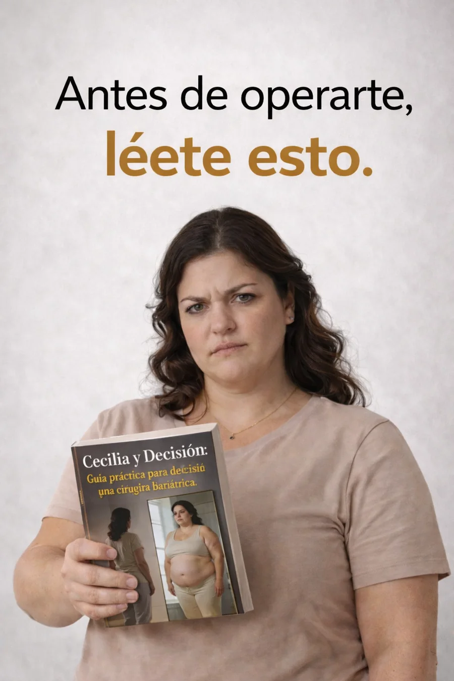 Cecilia con el libro