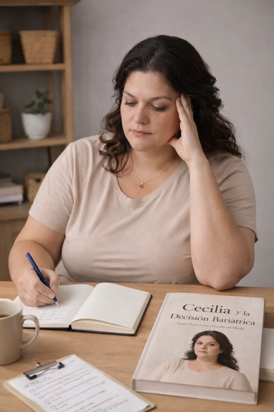 Cecilia en un momento cotidiano
