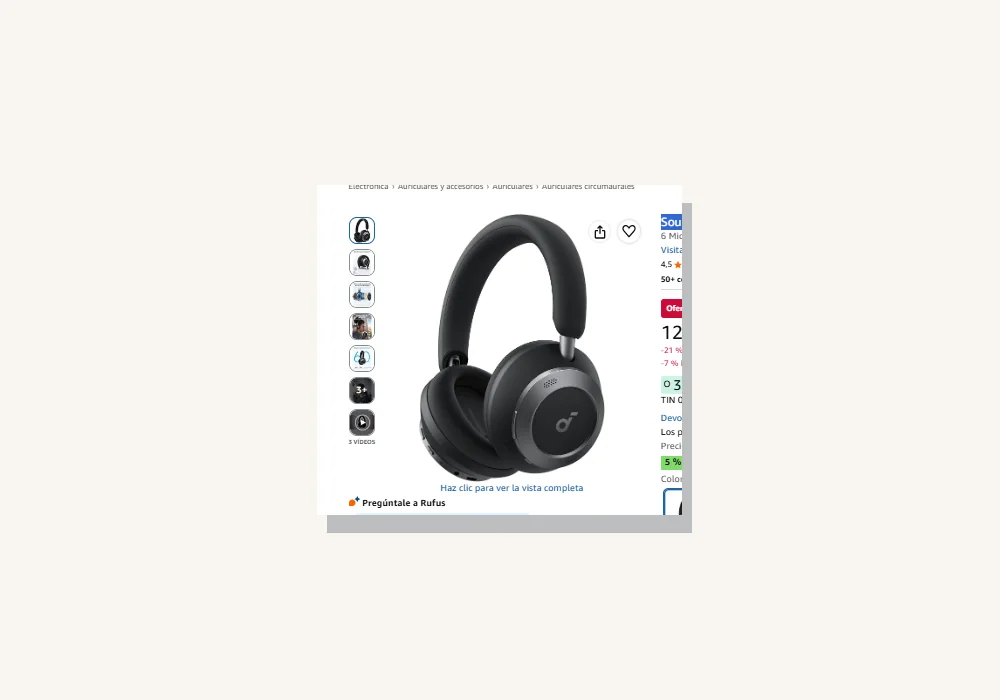 Auriculares Soundcore Space One Pro
