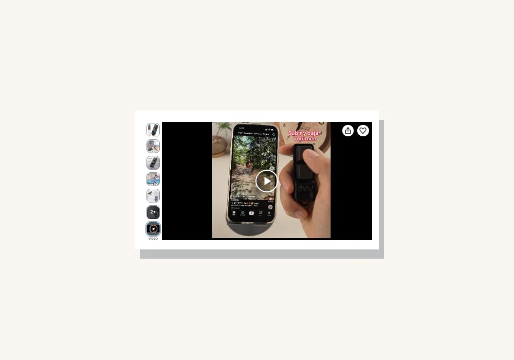 Mando Bluetooth para pasar páginas en Kindle App y móvil