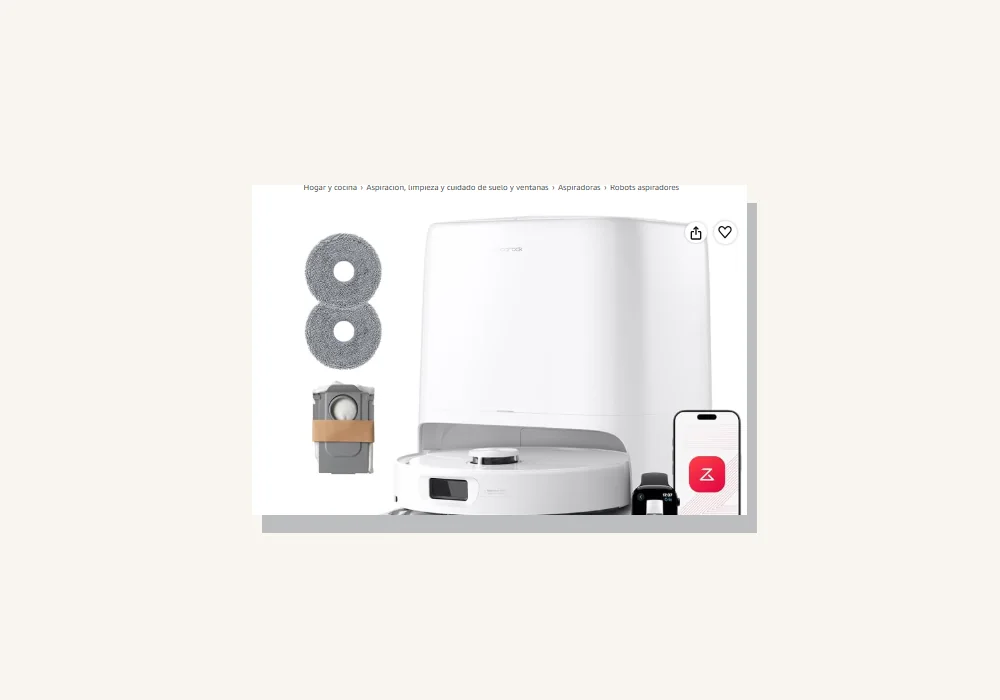Robot aspirador Roborock Qrevo 2 Pro Set